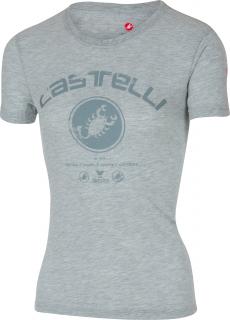 Tričko Castelli W T-Shirt Gray Velikost: M