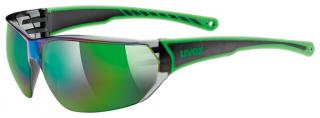 Uvex Sportstyle 204 black green/mirror green (S3) Barva: 7716 black green/mirror green (S3)