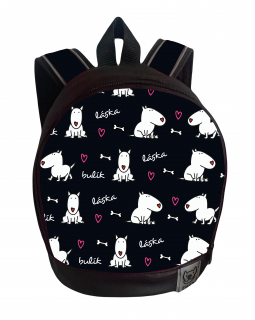 Batoh A LÁSKA - Backpack LOVE Barva: Černá / Black, Velikost: MIDI