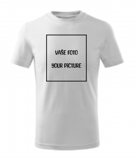 Dětské triko - na přání Barva: 00 bílá, Dětské velikosti: 110 cm/4 roky