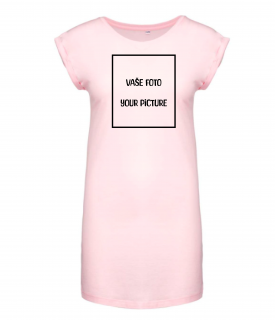 Noční košilka - na přání Barva: Růžová, Velikost: L/XL