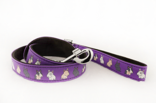 Vodítko klasické BULICI - Classic Leash BULLIE's BARVA / COLOR: fialová / Violet