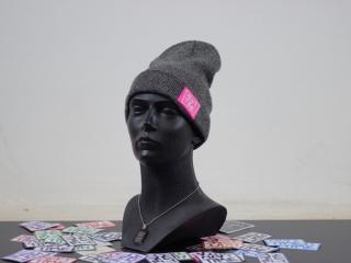 BEANIE FROM THE STREET Pink/White, uni, Grey
