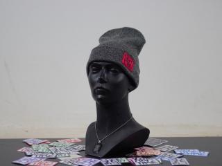 BEANIE FROM THE STREET Red/Black, uni, Grey