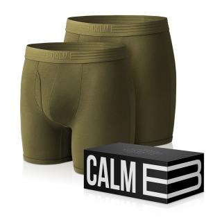 Boxerky tmavě zelené 2-pack XL