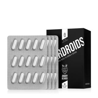 Doplňek stravy Beardroids pro zdravý vousy
