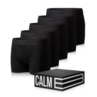 Kratší boxerky černé 5-pack XL
