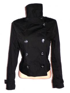 Bavlněný dámský černý kabátek H&M XL