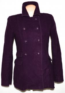 Bavlněný dámský fialový kabát JIGSAW M