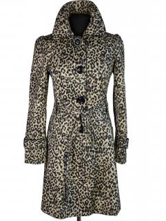 Bavlněný dámský kabát s leopardím vzorem F&F 10/S