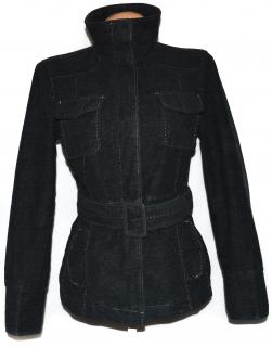 Bavlněný dámský šedý kabát s páskem NEXT 42
