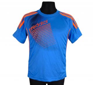Chlapecké modré funkční triko Adidas 128 -140