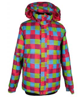 Dámská barevná zimní bunda s kapucí ALPINE PRO   XS*