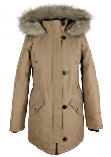 Dámská hnědá zimní parka s kapucí Vero Moda S