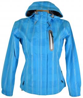 Dámská modrá outdoorová bunda s kapucí Alpine Pro S