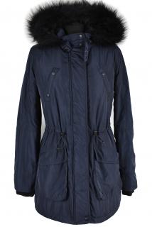 Dámská modrá parka s kapucí F&F 10/38