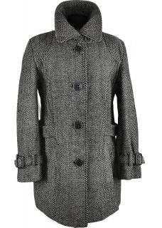 Dámský černobílý kabát Outfit 46