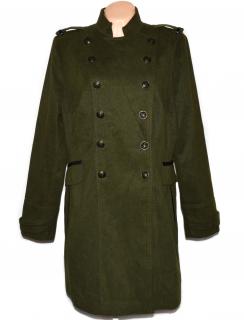 Dámský khaki zelený kabát F&F XXL