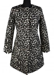 Dámský přechodný kabát s leopardím vzorem Lindex S/M