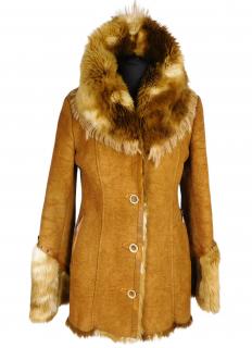 Dámský rezavý zimní kabát ROMI   M*