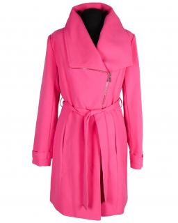 Dámský růžový kabát na zip křivák ORSAY    M*