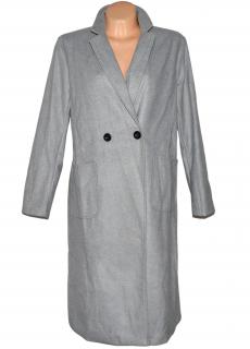 Dámský šedý kabát s cedulkou Zanzea Collection XL