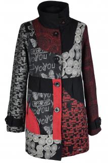 Extravagantní dámský kabát Desigual M