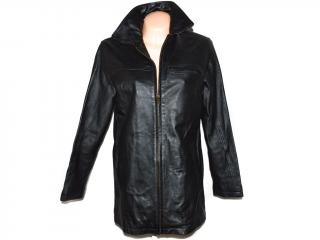 KOŽENÁ dámská černá měkká bunda na zip XL