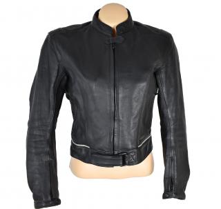KOŽENÁ dámská černá motorkářská bunda na zip Cycle Spirit by Louis M