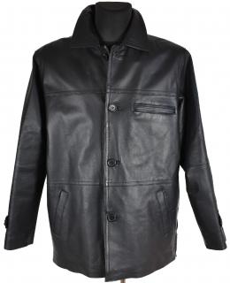 KOŽENÁ pánská černá bunda s odnimatelnou vložkou CERO L, XL, XXL