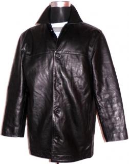 KOŽENÁ pánská černá bunda THOMAS NASH XL