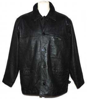 KOŽENÁ pánská černá měkká zateplená bunda Infuse Leather XL