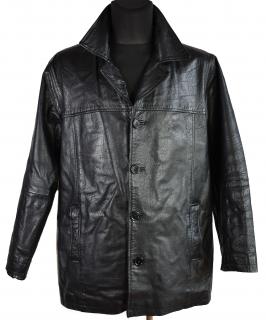 KOŽENÁ pánská černá zateplená bunda CERO 54
