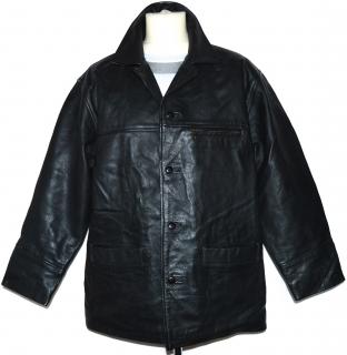 KOŽENÁ pánská černá zateplená bunda MATINEE M, XL