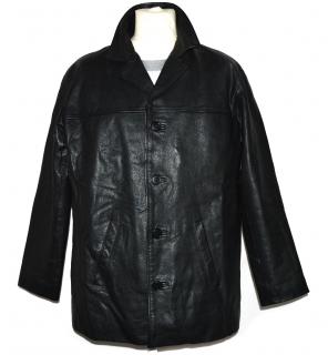 KOŽENÁ pánská černá zateplená bunda SKINZ M