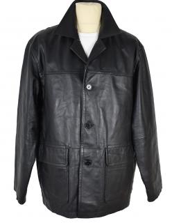 KOŽENÁ pánská černá zateplená bunda West Lake Casuals L