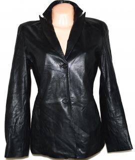 KOŽENÉ dámské černé měkké sako Marks&Spencer M/L
