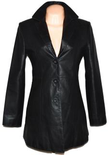 KOŽENÝ dámská černý měkký kabát Different S