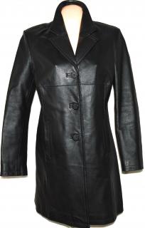 KOŽENÝ dámský černý kabát CERO M, L, XL