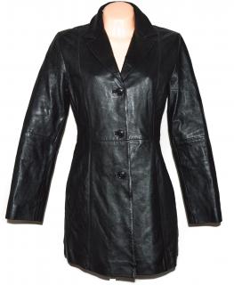 KOŽENÝ dámský černý kabát GIPSY L