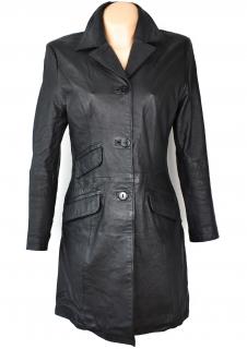 KOŽENÝ dámský černý kabát Kara S