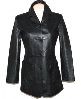 KOŽENÝ dámský černý kabát ROY/RENE 36, 44
