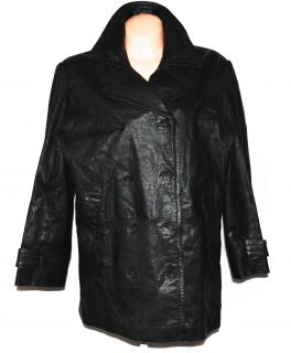KOŽENÝ dámský černý kabát Style XXL