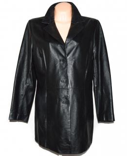 KOŽENÝ dámský černý měkký kabát Authentic 42