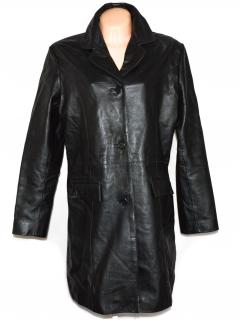 KOŽENÝ dámský černý měkký kabát Chantel Leather XXL