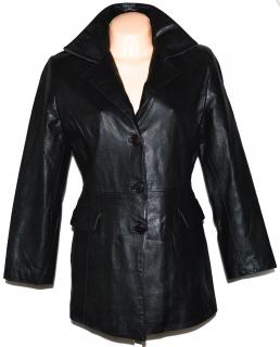 KOŽENÝ dámský černý měkký kabát Firenze L, XXL
