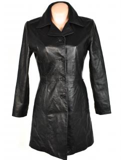 KOŽENÝ dámský černý měkký kabát FIRENZE S