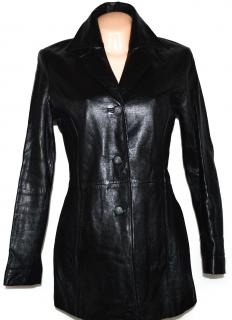 KOŽENÝ dámský černý měkký kabát JLC New York L