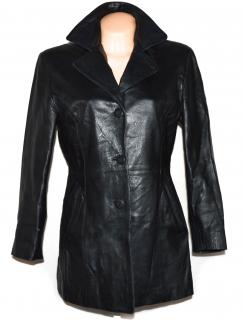 KOŽENÝ dámský černý měkký kabát M&B  L