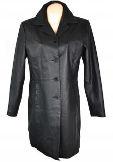 KOŽENÝ dámský černý měkký kabát Martinek XL